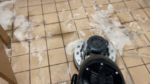 image of deep tile and grout cleaning